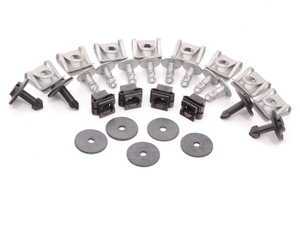 ES#2998 - ECSUBPK - front Belly Pan Installation Hardware Kit - Don't allow your belly pan to drag across the ground - Assembled By ECS - Audi Volkswagen