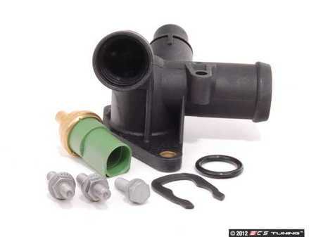 ES#2602901 - 06B121132EKT1 - Cooling Flange Replacement Kit - Cure the common coolant leak coming from the back of your engine compartment - Assembled By ECS - Audi