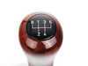 ES#46858 - 25111434497 - Manual Shift Knob - 5 Speed - Poplar wood with 5 speed shift pattern - Genuine BMW - BMW