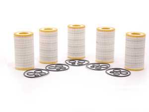 ES#2598381 - 0001802609KT1 - Oil Filter Kit - Pack Of 5 - Stock Up And Save! The recommended long-life fleece filter for all Mercedes M112 M113 M272 and M273 applications. - Hengst - Mercedes Benz