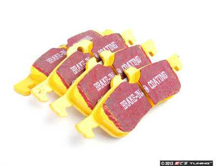 ES#520949 - DP41701R - EBC Yellowstuff Rear Brake Pad Set - EBC's premium sport street pad that offers high friction levels and heat fade resistance - EBC - MINI