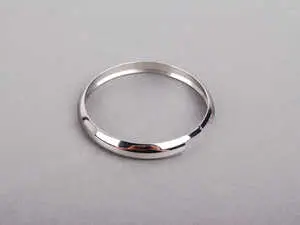Metal Chrome Ring For Key Fob - Priced Each