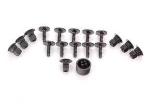ES#2594442 - N90775001KT2 - Rear Fender Liner Hardware Kit - Includes all the hardware needed to install fender line in one side - Genuine Volkswagen Audi - Volkswagen