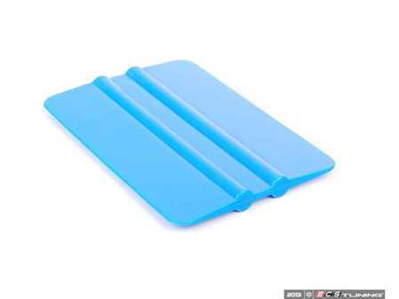 ES#2608017 - GT080 - 4" Soft Blue Squeegee Card - Allows for the application of even pressure - 3M - 