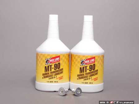 ES#2597233 - 23117531356KT1 - Manual Transmission Service Kit - Featuring Redline gear oil and drain/fill plugs - Assembled By ECS - BMW