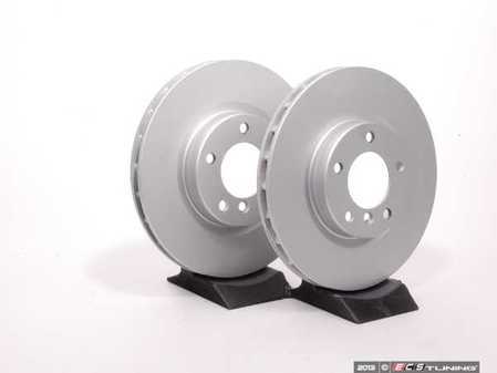 ES#2135714 - 34112227171kt1 - Front Brake Rotors - Pair (315x28) - Featuring a protective Meyle Platinum coating. - Meyle - BMW