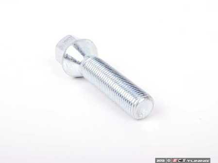 ES#2130063 - C17D50 - Conical Seat Wheel Bolt - 14x1.5x50mm - Priced Each - Zinc-coated wheel bolts made with aftermarket wheels in mind - ECS - Audi BMW Volkswagen Mercedes Benz