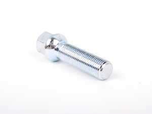 ES#3560833 - S17D47R13 - Ball Seat Wheel Bolt - 14x1.5x47mm - Priced Each - Zinc-coated wheel bolts made specifically for OE wheels - ECS - Audi Volkswagen