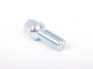ES#3560806 - S17D30R13 - Ball Seat Wheel Bolt - 14x1.5x30mm - Priced Each - Zinc-coated wheel bolts made specifically for OE wheels - ECS - Audi Volkswagen