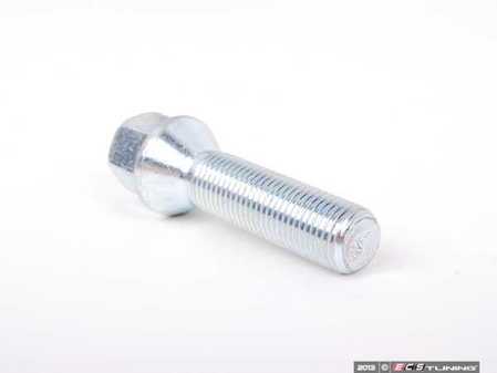 ES#2130062 - C17D45 - Conical Seat Wheel Bolt - 14x1.5x45mm - Priced Each - Zinc-coated wheel bolts made with aftermarket wheels in mind - ECS - Audi BMW Volkswagen Mercedes Benz