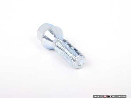 ES#2130060 - c17d35 - Conical Seat Wheel Bolt - 14x1.5x35mm - Priced Each - Zinc-coated wheel bolts made with aftermarket wheels in mind - ECS - Audi BMW Volkswagen Mercedes Benz