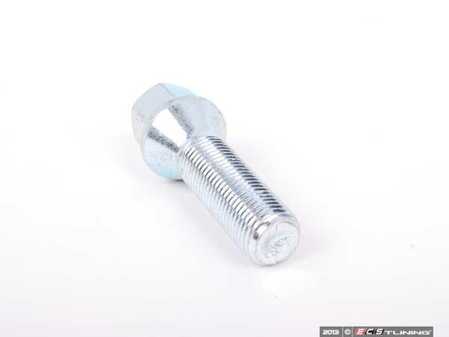 ES#2130061 - C17D40 - Conical Seat Wheel Bolt - 14x1.5x40mm - Priced Each - Zinc-coated wheel bolts made with aftermarket wheels in mind - ECS - Audi BMW Volkswagen Mercedes Benz