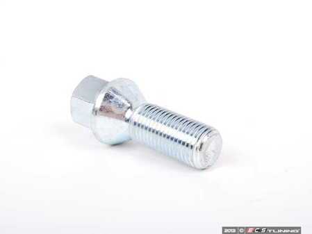 ES#2130058 - c17d30 - Conical Seat Wheel Bolt - 14x1.5x30mm - Priced Each - Zinc-coated wheel bolts made with aftermarket wheels in mind - ECS - Audi BMW Volkswagen Mercedes Benz