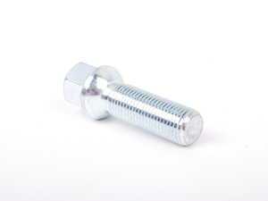 ES#3560828 - S17D40R13 - Ball Seat Wheel Bolt - 14x1.5x40mm - Priced Each - Zinc-coated wheel bolts made specifically for OE wheels - ECS - Audi Volkswagen