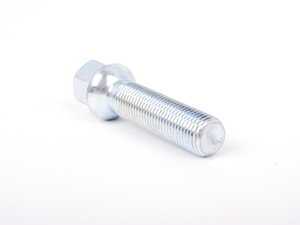 ES#3560836 - S17D50R13 - Ball Seat Wheel Bolt - 14x1.5x50mm - Priced Each - Zinc-coated wheel bolts made specifically for OE wheels - ECS - Audi Volkswagen