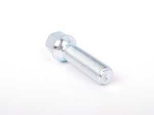 ES#3560831 - S17D45R13 - Ball Seat Wheel Bolt - 14x1.5x45mm - Priced Each - Zinc-coated wheel bolts made specifically for OE wheels - ECS - Audi Volkswagen