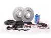 ES#1186 - B5S2BBK-B XS - Front Big Brake Kit - Stage 2 (BLACK Porsche Boxster Caliper, 12.3 One Piece Rotor) - (NO LONGER AVAILABLE) - With Cross-Drilled & Slotted GEOMET Rotors - ECS - 