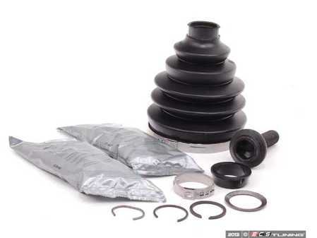 ES#2593025 - 8E0498203D -  Front CV Joint Boot Kit - Outer - Priced Each - Stop losing CV grease and extend axle joint life - GKN Drivetech - Audi