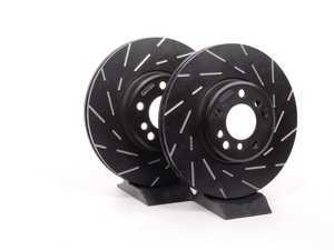 ES#2072513 - USR991 - Front Ultimax Sport Brake Rotors - Pair (332x30) - EBC Sport slotted rotors - EBC - BMW