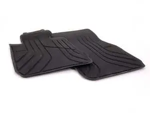 Basic Line Front Rubber Floor Mat Set