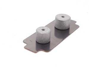 ES#2013294 - 99635108802 - Front Brake Pad Damping Plate - Priced Each - For 36/40mm pistons - 4 Required - OE Aftermarket - Porsche