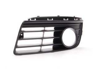 ES#1904847 - 1K0853665E9B9 - Left Slotted Grille - With Fogs - Driver side slotted grille for vehicles with foglights - Genuine Volkswagen Audi - Volkswagen