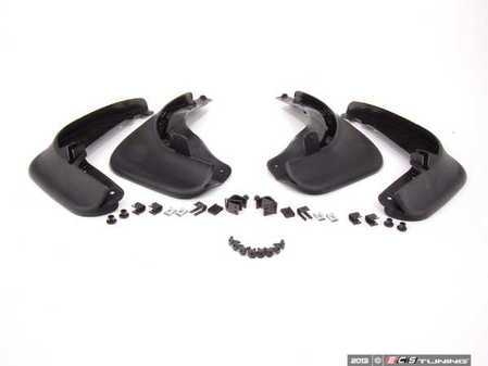ES#2593752 - 1KM075111KT - Front & Rear Splash Guard Kit - (NO LONGER AVAILABLE) - Everything you need to keep your ride clean - Genuine Volkswagen Audi - 