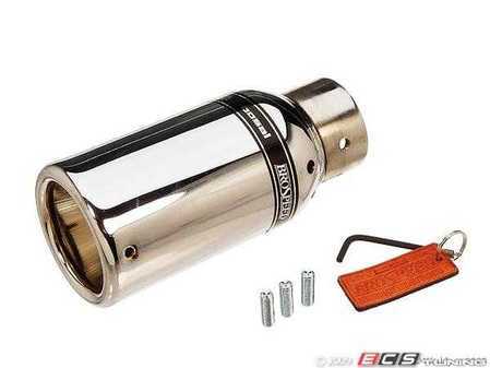 ES#4614 - 259-046 - Bosal Universal Sport Chrome Exhaust Tip-Priced Each - (NO LONGER AVAILABLE) - Inlet=2.25", Outlet=3", Length=3.5" - Bosal - 