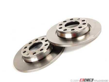 ES#3184371 - 8E0615301QKT11 - Front & Rear Premium Brake Service Kit - Featuring Zimmerman rotors and ECS DD23 Daily Driver ceramic pads - Assembled By ECS - Audi
