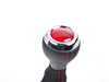 ES#2607800 - 25117638583 - JCW GP2 Shift Knob W/ Boot - Black / Red - Leather gear shift knob and boot with red top & black shift pattern - Genuine MINI - MINI