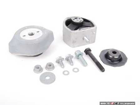 ES#2587108 - 8D0399151HKT1 - Complete Transmission Mount Kit - Includes all mounts and hardware to reduce driveline vibrations - Assembled By ECS - Audi