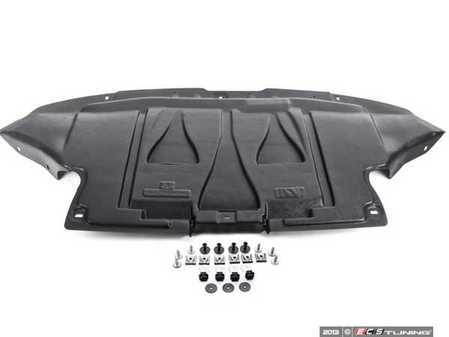 ES#2718807 - 8D0863821SKT - Front Belly Pan Kit - Reduces noise and protects your undercarriage - includes installation hardware - Assembled By ECS - Volkswagen