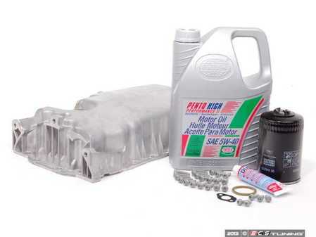 ES#2602536 - 038103603MKT - Oil Pan Replacement Kit - Everything required to replace your leaking pan, including the oil change - Assembled By ECS - Audi