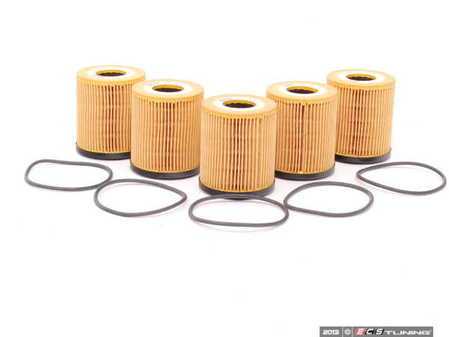 ES#2594049 - 114275124465PKT2 - Oil Filter Kit With O-Ring - 5 Pack - Multi pack to keep your oil contaminant free : Gen 1 MINIs - Mann - MINI