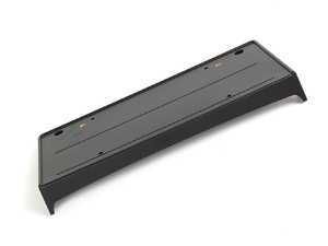 ES#74492 - 51117058449 - E90 License Plate Base - Mounted on the front bumper and houses the license plate - Genuine BMW - BMW