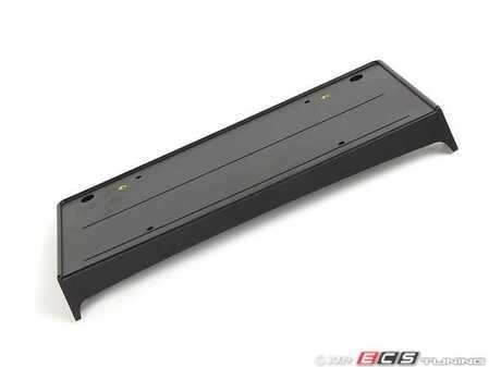ES#74492 - 51117058449 - E90 License Plate Base - Mounted on the front bumper and houses the license plate - Genuine BMW - BMW