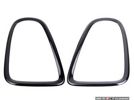 ES#4471933 - 51132296297kt1KT - Rear Tail Light Black Line Surround - Set - Upgrade to the black line trim, jet black ring : left and right side - Bremmen Parts - MINI