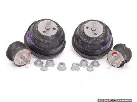 ES#2588207 - 11812283798KT - Motor And Transmission Mount Kit - Includes all mounting hardware - Genuine BMW - BMW