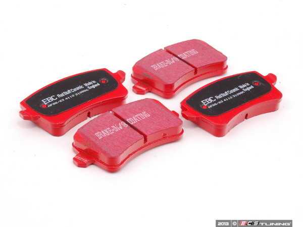EBC 10-13 Audi A3 2.0 Turbo (Bosch rear caliper) Redstuff Rear Brake Pads main image 0