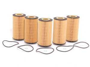ES#514216 - 079198405 - Oil Filter Kit - Pack Of 5 - Stock up and save - Hengst - Audi Volkswagen