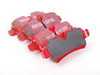 ES#2588106 - 34116778320KT3 - Brake Pad Kit - EBC Red - Replacement brake pads to restore your stopping power : Front & Rear - Assembled By ECS - MINI
