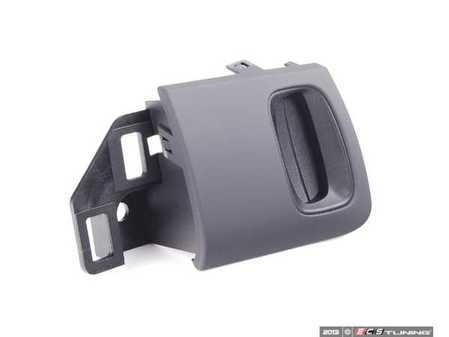 ES#452989 - 8K1905219A6PS - Ignition Switch Trim - Sabre (Black) - Located on the steering column over the ignition switch - Genuine Volkswagen Audi - Audi