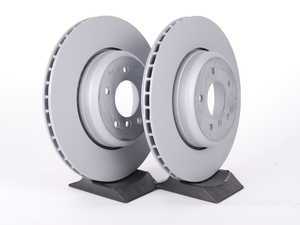 ES#2130423 - 34216763827 - Rear Brake Rotors - Pair (345x24) - A pair of replacement rotors from Zimmerman - Zimmermann - BMW