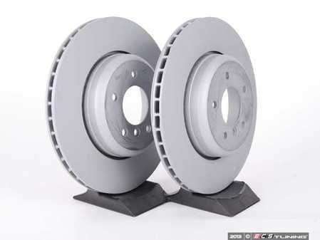 ES#2130423 - 34216763827 - Rear Brake Rotors - Pair (345x24) - A pair of replacement rotors from Zimmerman - Zimmermann - BMW