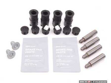 ES#2592568 - 34116770332INKT2 - Front Pad And Rotor Installation Kit - Includes hardware and anti-seize for front pad & rotor replacement - Assembled By ECS - MINI