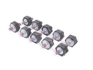 ES#2608652 - 67618370818KT - Rubber Mounting - Pack Of 10 - M6x10 - Genuine BMW - 