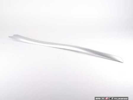 ES#82499 - 51166969541 - Left Center Console Trim - Aluminum - Keep your interior looking like new - Genuine BMW - BMW
