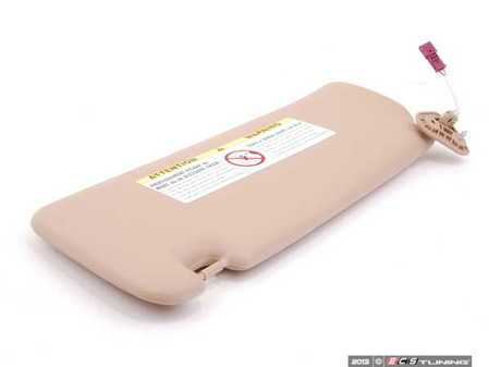 ES#87102 - 51168237646 - E46 Beige Sun Visor - Right - Made of vinyl - Genuine BMW - BMW