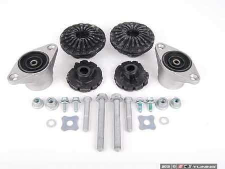 ES#2581966 - 8E0412377CKT2 - Cup Kit/Coilover Installation Kit - Includes shock/strut mounts, spring pads, and hardware - Genuine Volkswagen Audi - Audi