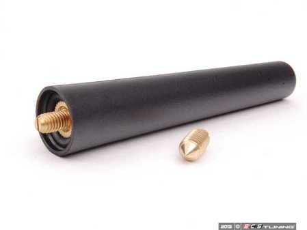ES#2590749 - 65202296772 - Sport Rod Antenna "Stubby" - 83mm - Upgrade and get the sport stubby look - 83mm height : both M6 x 1.0 and M5 x 0.8 threads - Genuine MINI - MINI